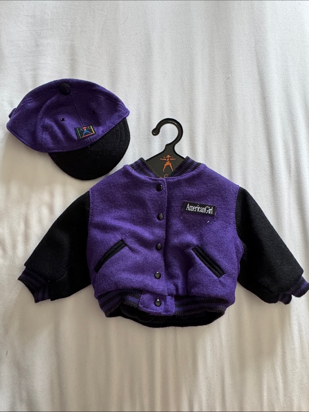 American Girl - Vintage American Girl Of Today (90s) Varsity Jacket And Hat